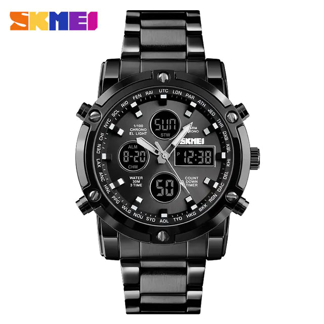 Fashionable Men's Digital Sports Business Watches